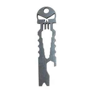 Multitool Brelok Taktyczny Camo Punisher BMP1 4w1 Stal 58-60HRC Srebrny