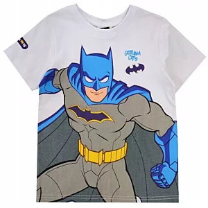 BATMAN BLUZKA T-SHIRT bawełna biel 116 R806A