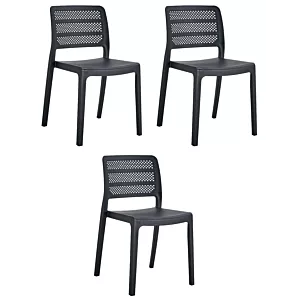 Krzesło PAGI - czarne x 3