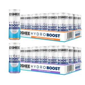 48x OSHEE HydroBoost Sparkling MIX 250 ml