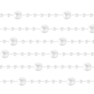 Girlanda choinkowa perły 5m Perłowy łańcuch na choinkę