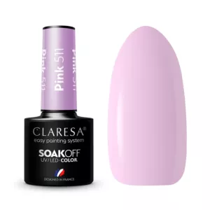 CLARESA Lakier hybrydowy PINK 511 - 5g