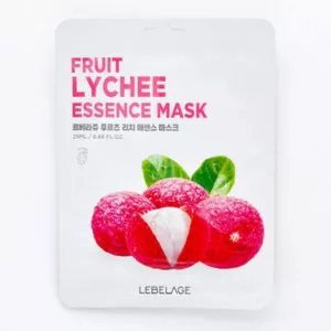 Maska w płacie rewitalizująca z ekstraktem z owoców liczi Lebelage