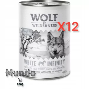 Mokra karma 400 gWolf of wilderness Smak Konia 12 szt