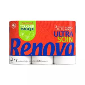 Papier toaletowy Renova Ultra Soin 12R