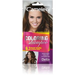 DELIA Cameleo SZAMPON KOLORYZUJĄCY, szamponetka CAMELEO 40 ml 6.3 ORZECHOWA MOCHA