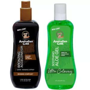 Australian Gold Dark Tanning Accelerator Spray Gel + Aloe Po Opalaniu