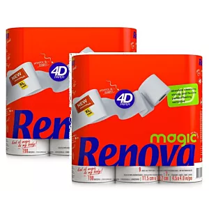 2x Papier toaletowy Renova Magic 9R