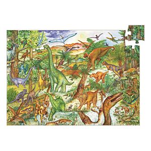 Puzzle Dinozaury z książeczką 100 el. DJ07424