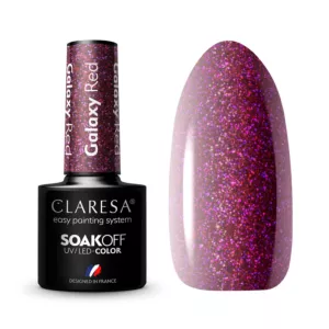 Claresa Lakier hybrydowy Galaxy Red 5g