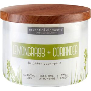 Candle-lite Essential Elements - Lemongrass & Coriander - 418 g