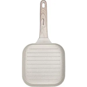 PATELNIA GRILLOWA 18 X 18CM MARMURKOWA KLAUSBERG KB-7812 BEŻOWA