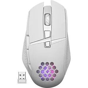 MYSZ DEFENDER GM-514 GLORY OPTIC RF RGB 3200dpi 7P BIAŁA