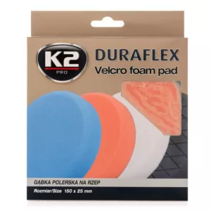 Gąbka średniościerna na rzep K2 Duraflex 150mm