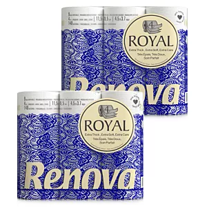 2x Papier toaletowy Renova Royal 9R