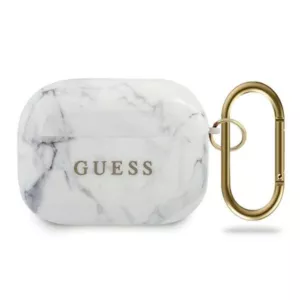 Guess Marble - Etui Airpods Pro (biały)