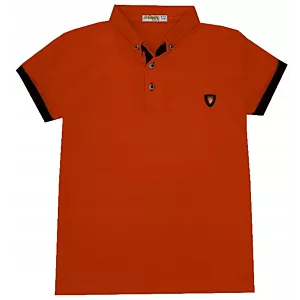 POLO POLÓWKA koszulka T-SHIRT ceglasty 11/12 H308A