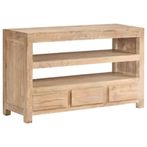 Szafka pod TV, drewno akacjowe, 90 x 30 x 55 cm, jasnobrązowa