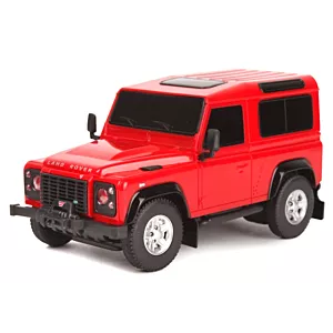 Land Rover Defender R/C skala 1:24 Rastar 78500 samochód sterowany czerwony