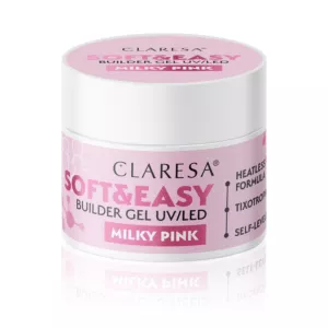 Claresa Żel Budujący Soft&Easy Builder Gel Milky Pink 90g