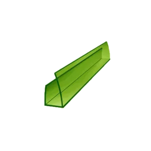 U-profil zamykający 1050mm, zielony 6mm