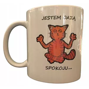 Kubek Jestem Oazą Spokoju zabawny kubek + pudełko!