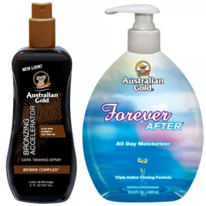 Australian Gold Dark Tanning Accelerator Spray Gel + Forever After 400ml