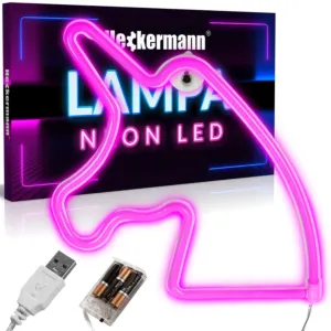 Neon LED Heckermann wiszący Lampka JEDNOROŻEC