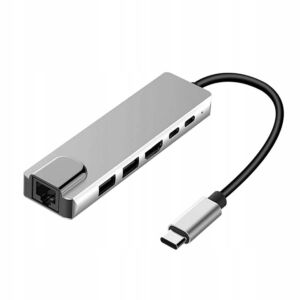ADAPTER 6w1 USB-C Thunderbolt 3 HDMI 4K MacBook M1