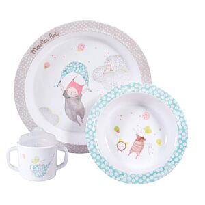 Zestaw naczyń LES PETITS DODOS śr22 cm 663230