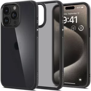 Spigen Ultra Hybrid - Etui do iPhone 15 Pro (Frost Black)