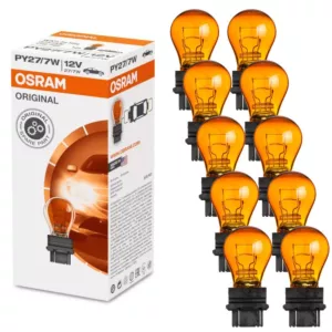 Żarówki 10x PY27/7W OSRAM Original 12V 27/7W