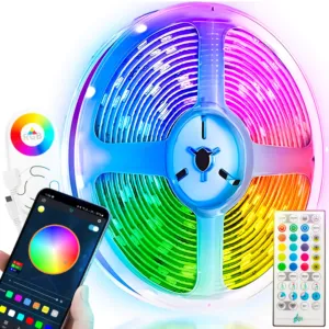 Taśma LED RGB z pilotem Heckermann WD-100 z WiFi i Bluetooth - 5m