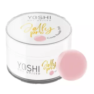 YOSHI Żel budujący do paznokci Jelly PRO - Cover Powder Pink - 15ml