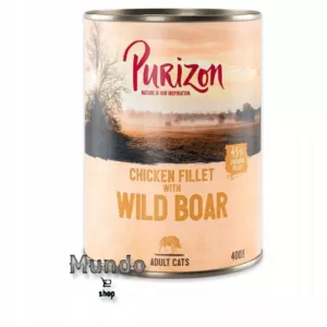 Mokra karma 400 g Purizon Wild Boar z Kurczaka 1 szt.