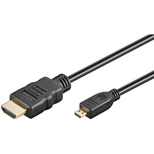 Kabel HDMI - micro HDMI 2.0 4K 60Hz Goobay 3m