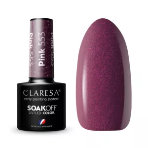 CLARESA Lakier hybrydowy PINK 553 - 5g