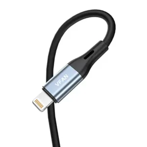 Kabel Vipfan L05 Lightning  do mini jack 3.5mm AUX, 1m (szary)