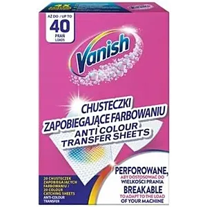 VANISH Color Protect - Chusteczki wyłapujące barwnik, 40 prań