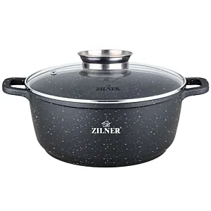 GARNEK z POWŁOKĄ MARMUROWĄ 1.7L 18cm ZILNER ZL-9002