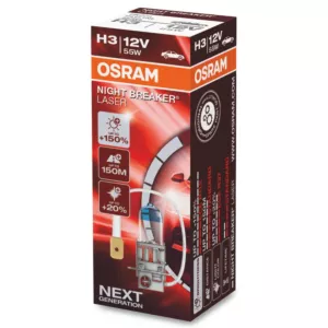 Mocna żarówka H3 OSRAM Night Breaker Laser +150%