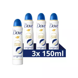 3x Antyperspirant w sprayu Dove Original 150 ml