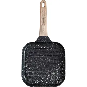 PATELNIA GRILLOWA 18 X 18CM MARMURKOWA KLAUSBERG KB-7810 CZARNA