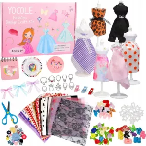 Zestawy do projektowania mody dla dziewczynek zabawka dla lalek sukienki