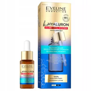 Eveline BioHyaluron 3x Retinol System Nawilżające serum na zmarszczki 18 ml