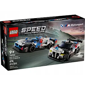 76922 - LEGO Speed Champions - Samochody wyścigowe BMW M4 GT3 & BMW M Hybrid V8