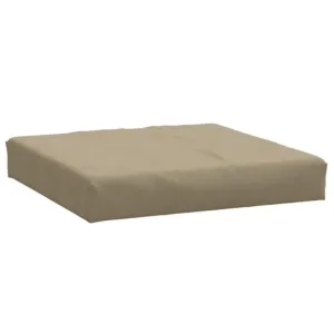 Poduszka na paletę, taupe melanż, 60x60x10 cm, tkanina