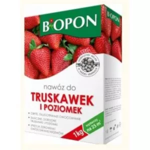 BIOPON,,NAWÓZ DO TRUSKAWEK I POZIOMEK 1kg GRANULAT