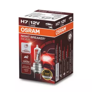 Mocna żarówka H7 OSRAM Night Breaker Silver +100%