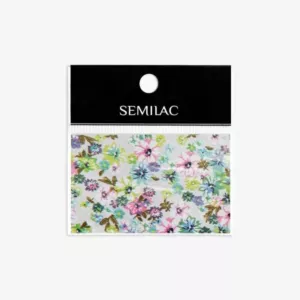 30 Folia Transferowa Semilac Flowers